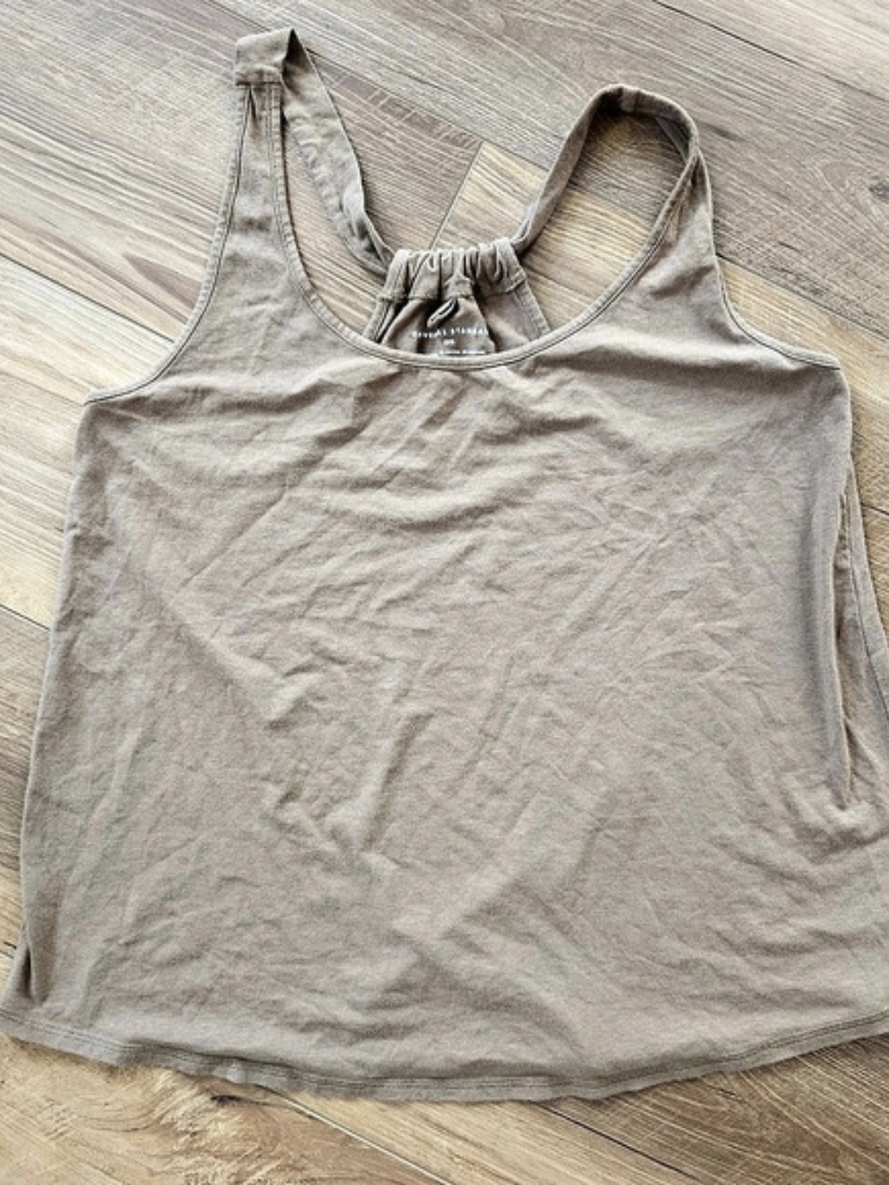 Universal Standard Racerback Tank Top Brown 3XS